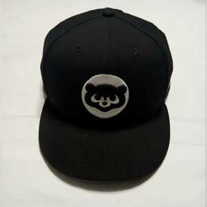 New Era Black Cap with Panda‎ Logo